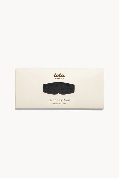 The Lola Eye Mask | Charcoal Grey